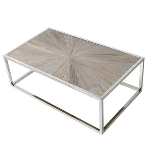 PARQUET TOP COFFEE TABLE