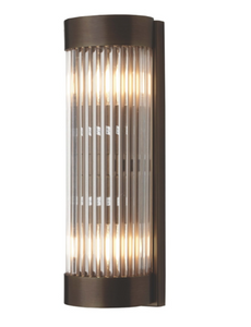 NASIR DARK BRASS FINISH WALL LIGHT