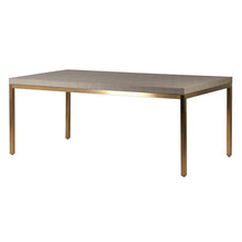 Load image into Gallery viewer, MAXIM FAUX SHAGREEN DINING TABLE