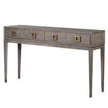 Load image into Gallery viewer, ASTOR SQUARE 3 DRAWER CONSOLE TABLE