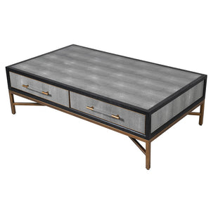 KYOTO OAK & SHAGREEN COFFEE TABLE