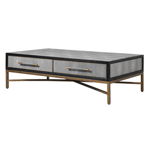 KYOTO OAK & SHAGREEN COFFEE TABLE