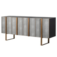 Load image into Gallery viewer, KYOTO OAK AND SHAGREEN 4 DOOR SIDEBOARD