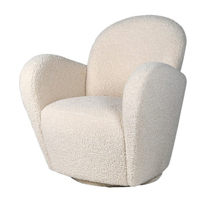 FAUX SHEEPSKIN FEATURE CHAIR