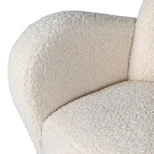 Load image into Gallery viewer, FAUX SHEEPSKIN FEATURE CHAIR