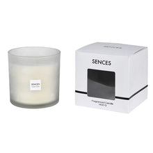 Load image into Gallery viewer, SCENCES LARGE WHITE 3 WICK CANDLE