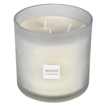 Load image into Gallery viewer, SCENCES LARGE WHITE 3 WICK CANDLE